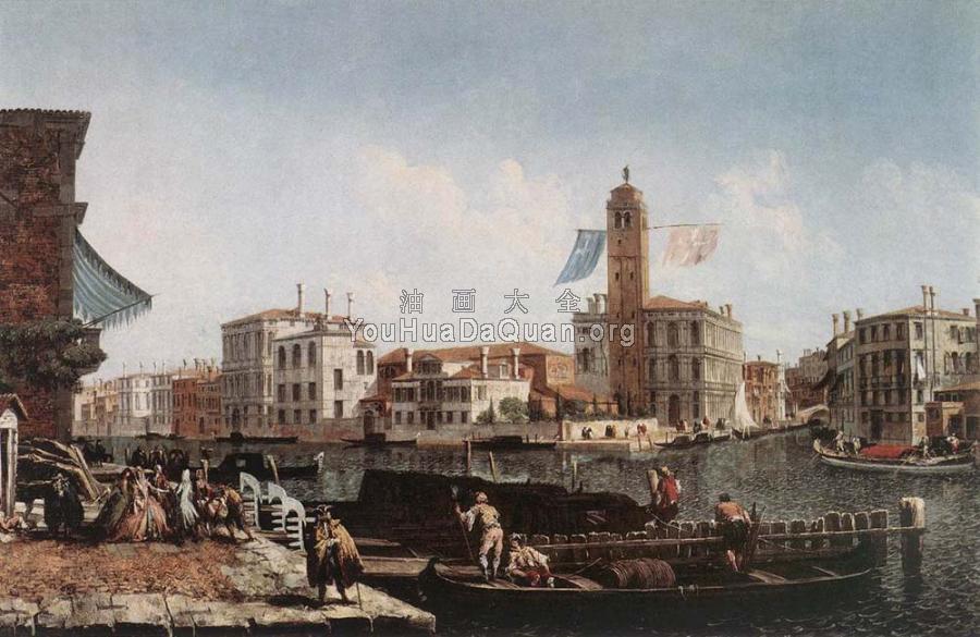 The Grand Canal with the Fishmarket - 米歇尔·马里斯奇